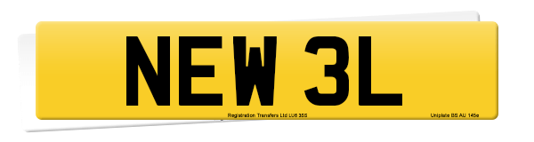 Registration number NEW 3L